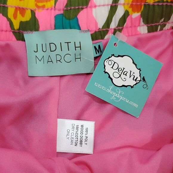 ✨️Judith March Women’s Tropical Print and Lace Shorts, NWT,  Size Medium ✨️ - Picture 3 of 4